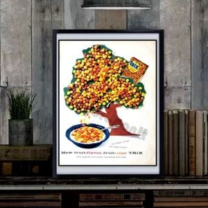 1950s TRIX Cereal Advertisement General Mills Ad